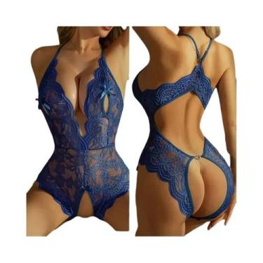 Imagem de Conjunto De Lingerie Sexy Feminina Com Calcinhas De Renda Sem Costura 