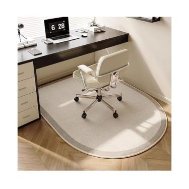 Imagem de Tapete para cadeira de escritório - suporte antiderrapante, fácil de limpar, à prova de som - projetado para pisos de madeira, azulejo e carpete - Tapetes deslizantes para movimento e proteção sem