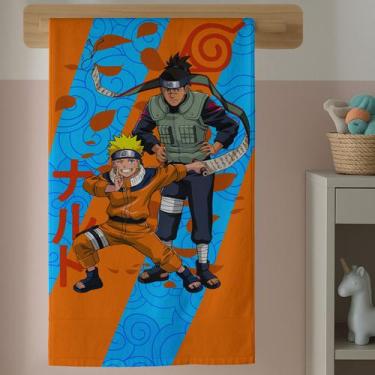 Imagem de Toalha Herói da Aldeia Boruto Anime Infantil Estilo Ninja Banho Colori