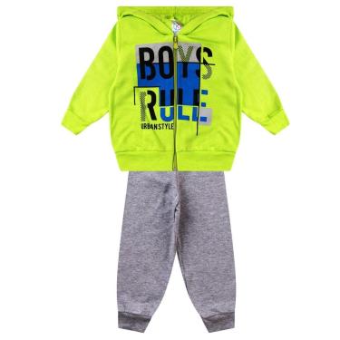 Imagem de Conjunto De Moletom Infantil Menino Kappes Verde-Masculino