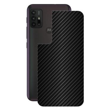 Imagem de Película para Motorola Moto G30 - Traseira de Fibra de Carbono Preta - Gshield