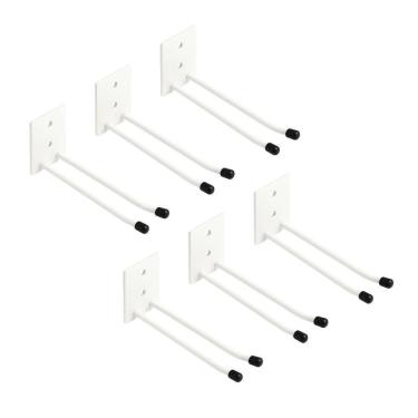 Imagem de Kit 6 Suportes De Parede Para Pendurar Cabos Rodos Vassouras NV803