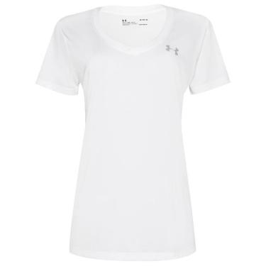 Imagem de Camiseta de Treino Feminina Under Armour Tech V Neck-Feminino