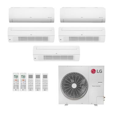 Imagem de Ar-Condicionado Multi Split Inverter LG 48.000 (2x Evap HW 9.000 + 3x Evap Cassete 1 Via 18.000) Só Frio 220V