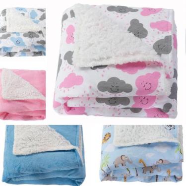Imagem de cobertores infantil soft com 75cm x 90cm macio inverno quentinho cober