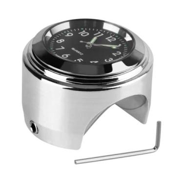 Imagem de Termômetro Luminoso À Prova d'Água Para Guidão De Motocicleta 22-25mm 