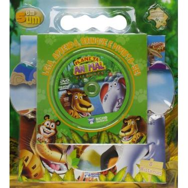 Imagem de Livro: Planeta Animal Filhotes - Quebra-cabeça Gigante + DVD  (Novo, L