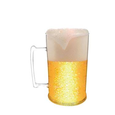 Imagem de Kit 6 Canecas Chopp Acrílico Transparente