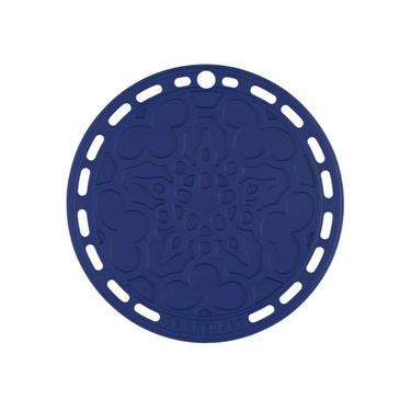 Imagem de SUPORTE LE CREUSET SILICONE FRENCH PARA PANELAS 20CM AZURE BLUE 93007300220000