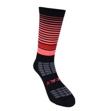 Imagem de Meia de Ciclismo Mtb Speed Corrida - Taidai, 38 ao 43, Laranja, Vermel