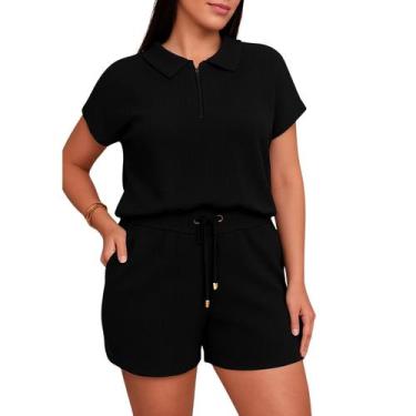Imagem de Conjunto Feminino Soraia De Bermuda E Blusa MPR Original Promoção, Pre