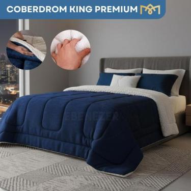 Imagem de Coberdrom King Dupla Face Sherpa Premium Confortável Extra Macio - Ebe