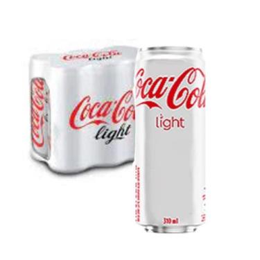 Imagem de Coca Cola lata LIGHT 310ml fardo C/6 Unidade - COCA-COLA