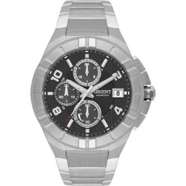 Imagem de Relógio Orient Solartech MBSSC301 G2SX Masculino 44mm Aço Inox-Masculino