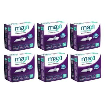 Imagem de Kit 6 absorventes geriátricos 20 unidades - total 120 absorventes - Ma