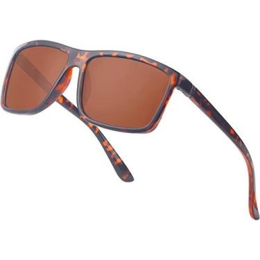 Imagem de Óculos De Sol Quadrado Lentes com Proteção Uv400 Moderno - no brand, L