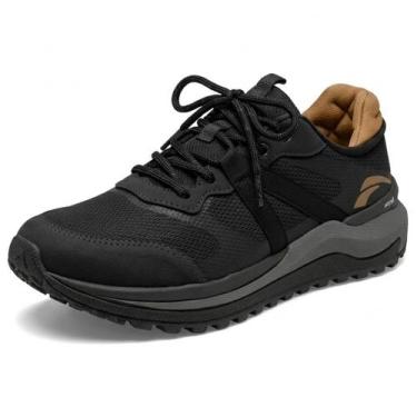 Imagem de Tênis Masculino Leve Confortavel Resistente Running Kolosh, Preto, Cam