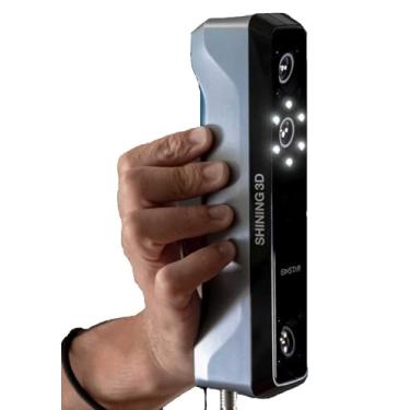 Imagem de Scanner de luz estruturada VCSEL infravermelho portátil 3D Einstar com câmera colorida RGB, resolução de 0,1 mm, coleta de dados, impressão 3D, design, arquivo digital