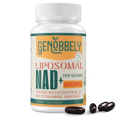 Imagem de Suplemento Genobbely Lipossomal Nad+ 800 Mg Com Nicotinamida Ri-Unissex