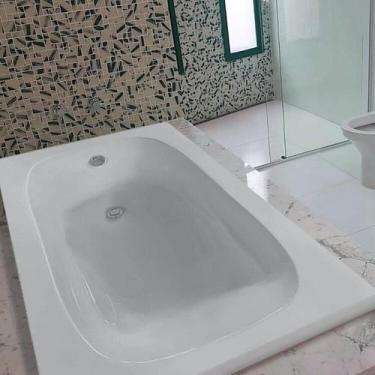 Imagem de Banheira Design Moderno Tulipa 150cm Imersão com 2 Alças Inox - Ouro F