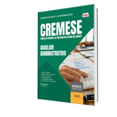 Imagem de Apostila CREMESE - Auxiliar Administrativo - Apostilas Opção