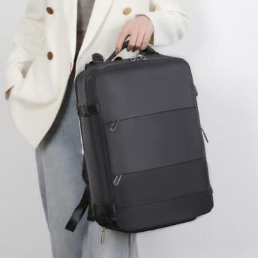 Imagem de Mochila Laptop Viagem Escolar Executiva Notebook Impermeável Guarda Te