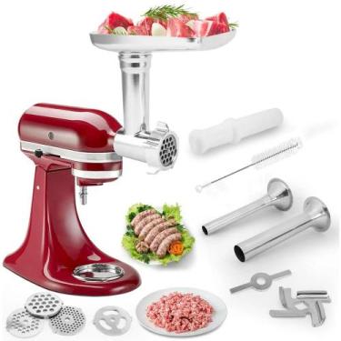 Imagem de Acessórios De Moedor De Alimentos Metálico Para Batedeira KitchenAid, 