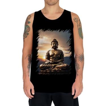 Imagem de Camiseta Regata Estátua de Buda Iluminado Religião 18 - Kasubeck Store
