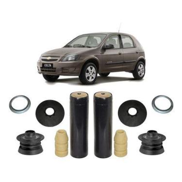 Imagem de Kit Coxim Batente Traseiro Gm Celta 2010 2011 2012 2013 2014 - QualyKi