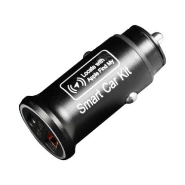 Imagem de Carregador De Carro 2 Em 1 Com Localizador GPS E Rastreador USB Tipo C