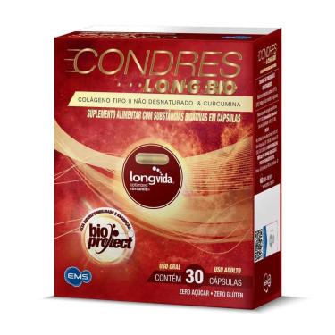 Imagem de Condres Long Bio 40mg Suplemento Alimentar com 30 Cápsulas EMS-Unissex