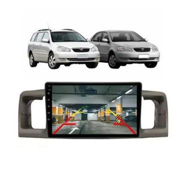 Imagem de Kit Multimidia Corolla 2003 / 2008 Mold Grafite 9 Pol Carplay AndroidA