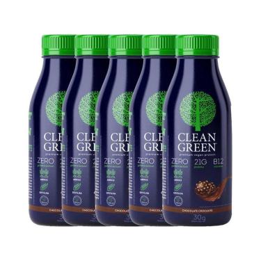 Imagem de Kit 5x Proteína Vegana Clean Green Dose Única - Cellgenix-Unissex