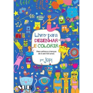 Imagem de Livro Para Desenhar e Colorir Jopi - SUR DISTRIBUIDORA, Sortido