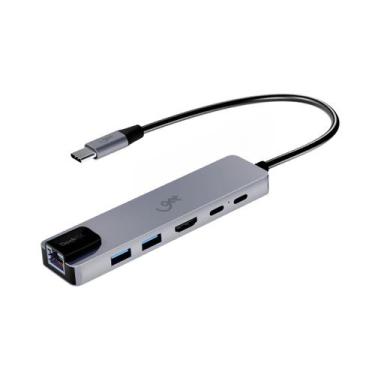 Imagem de Hub Adaptador USB-C Get 6 em 1 para notebooks e dispositivos