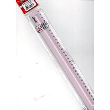 Imagem de Régua plástica 30CM - premium - Acrinil, Coral