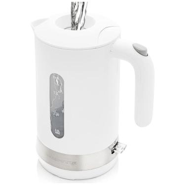 Imagem de Chaleira Elétrica de 1.8L com Desligamento Automático, 1500W, 110v, OVENTE KP413W, Branco