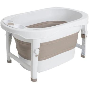 Imagem de Banheira Dobrável Kiddo Ofurô Oyster Cappuccino, Único, Creme