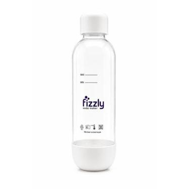 Imagem de Garrafa Para Máquina De Água Com Gás Fizzly 500ml Livre Bpa, Branco