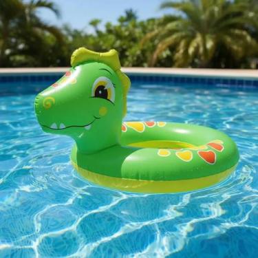 Imagem de Boia Inflável Divertida Animal Jacaré Cavalo Marinho Piscina - Wellmix