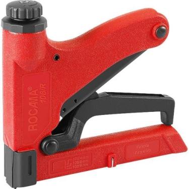 Imagem de Grampeador Manual 106-R com Regulador de Pressão Vermelho Rocama