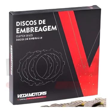 Imagem de Disco de Embreagem para Moto Crf 230 Kit 6 Peças Compatível com Honda Todos os Anos Alta Durabilidade Vedamotors