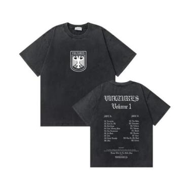 Imagem de Camiseta Masculina Oversized Vintage Kanye West Com Estampa De Urso De