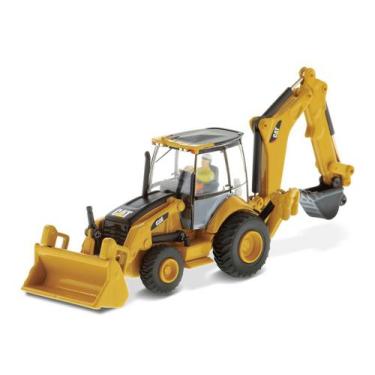 Imagem de Miniatura Retroescavadeira Cat 450E 1/87 Detalhada - Colecionavel, Ama