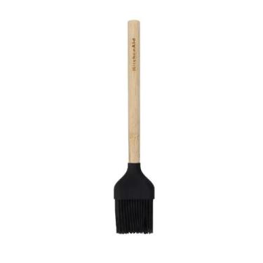 Imagem de Pincel kitchenaid multiuso de bambu ecológico e silicone preto kqg641o