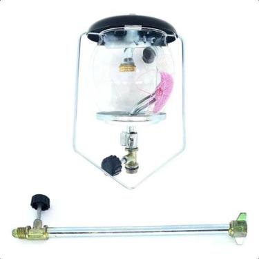 Imagem de Lampião Coluna Haste Extensor Botijao P13 25cm Rosca Grossa - SUZAN, C