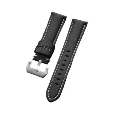Imagem de Pulseira De Relógio Unissex Em Lona De Nylon 20mm 22mm 24mm 26mm Para 