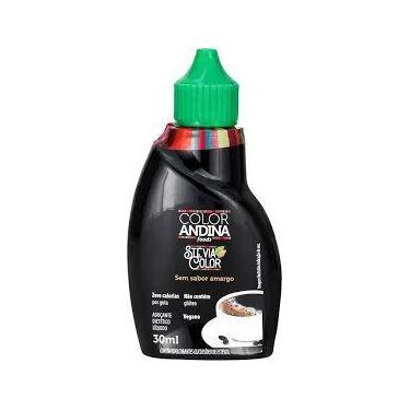 Imagem de Adoçante Líquido Stevia Vegano Zero Lactose Color Andina 30 ml