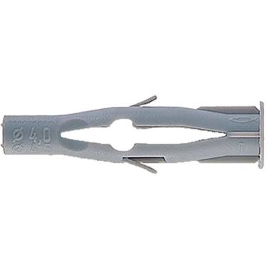 Imagem de Bucha de Nylon FU para Fixação em Alvenaria Resistente e Durável Branca Fischer 100 PEÇAS