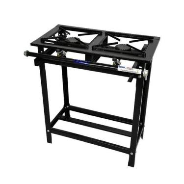 Imagem de Fogão Industrial 2 Bocas 30x30cm Alta Pressão P5 JCN Gourmet